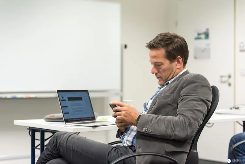 Microsoft User Group Meeting: Professional Engaged with Mobile Device and Laptop