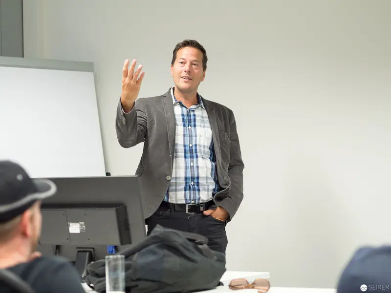 Microsoft User Group Meeting: Presenter Gesturing During Technical Presentation