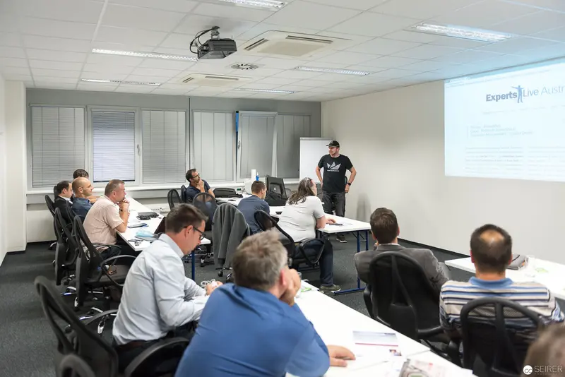 Microsoft User Group Meeting: Presenter Leads Technical Training Session