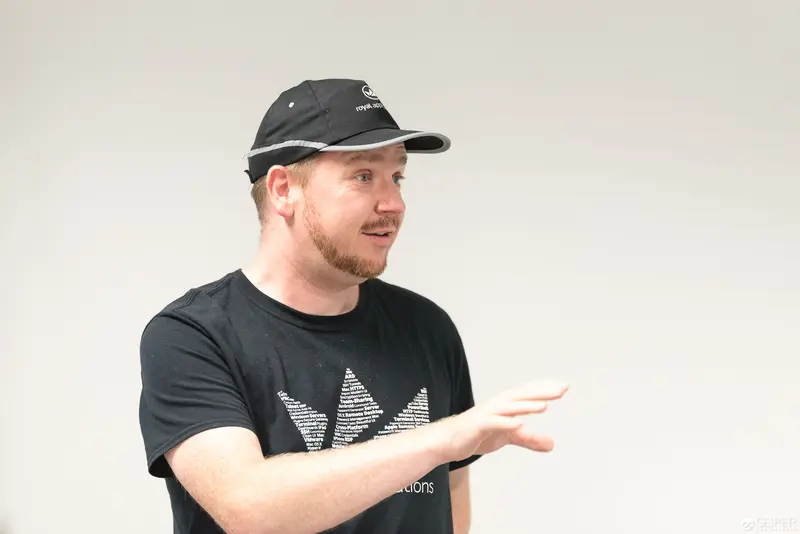 Microsoft User Group Meeting: Presenter Gesturing During Technical Discussion