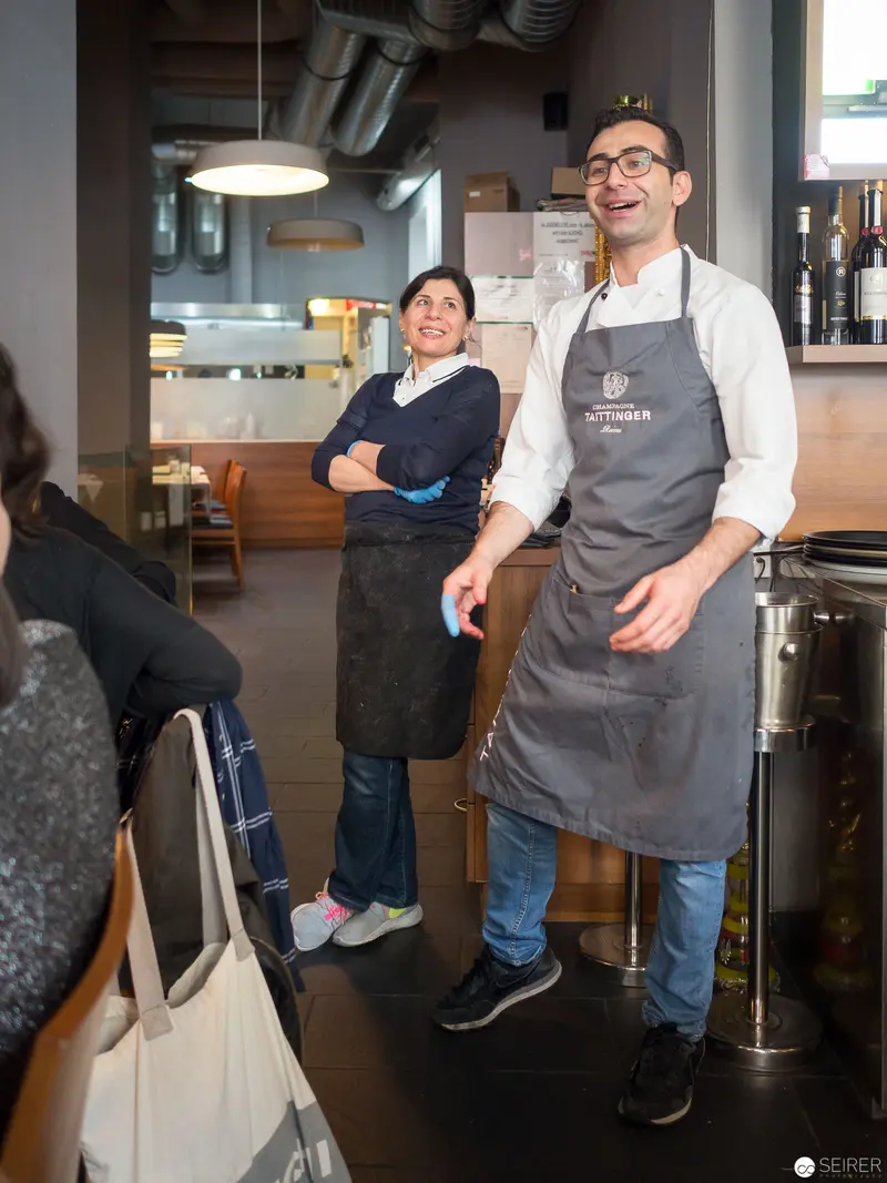 Staff Portrait at Benjaminis Restaurant Vienna by Michael Seirer