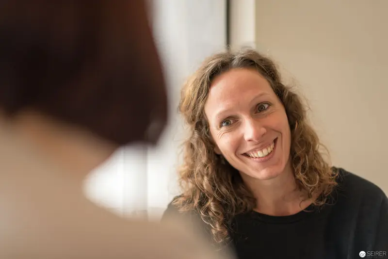 Michaela Holzinger Interview at Cafe Prückel, Vienna, September 2017