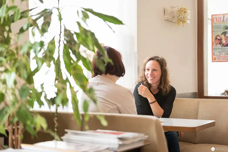 Michaela Holzinger's Interview with Janett Cernohuby at Cafe Prückel, Vienna