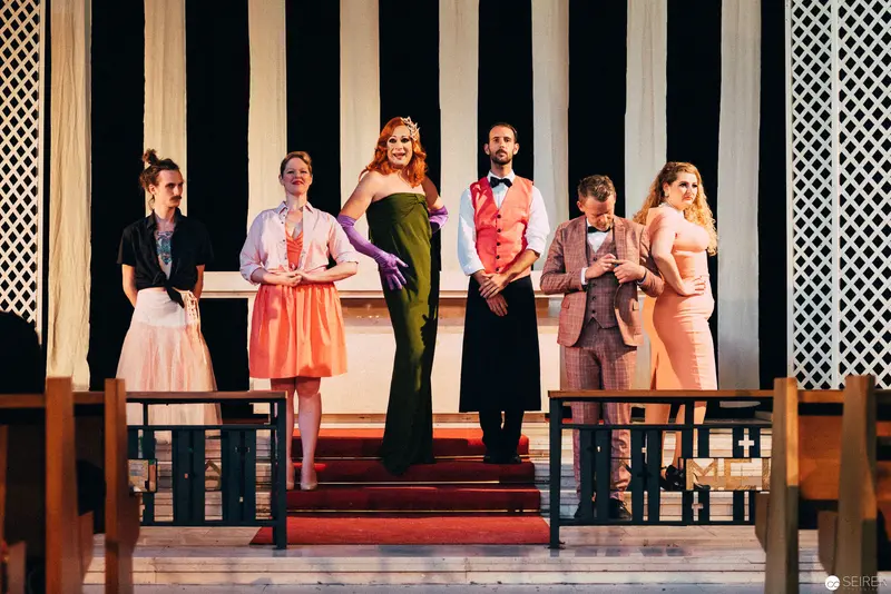 Nesterval's "Dirty Faust" Performance at brut Wien, Staged Theatrical Ensemble
