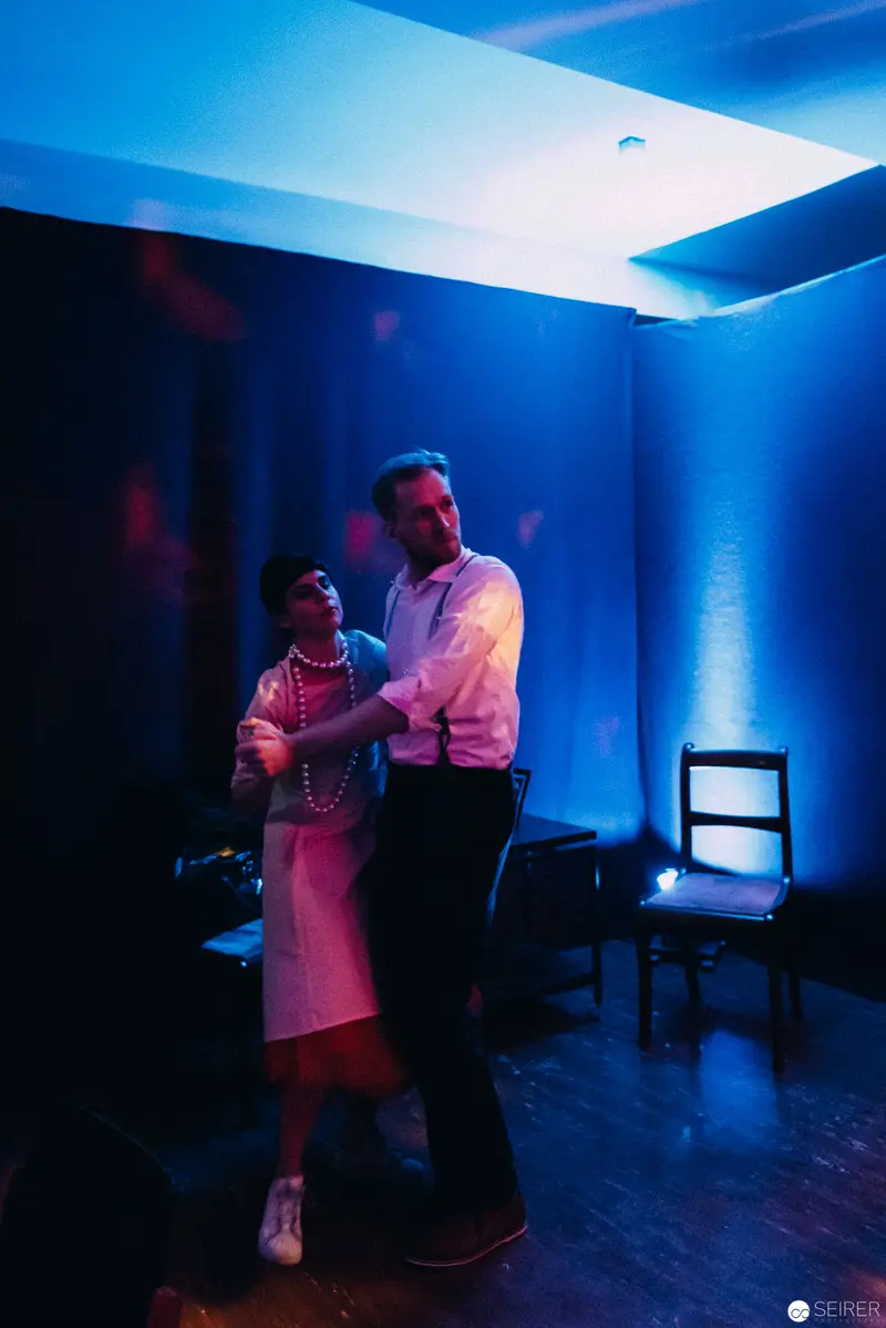 Intimate Dance Scene from Nesterval's "Dirty Faust" Performance in Vienna