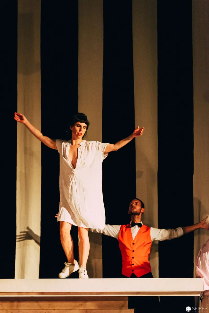 Dramatic Performance of "Dirty Faust" by Nesterval Theatre Collective in Vienna