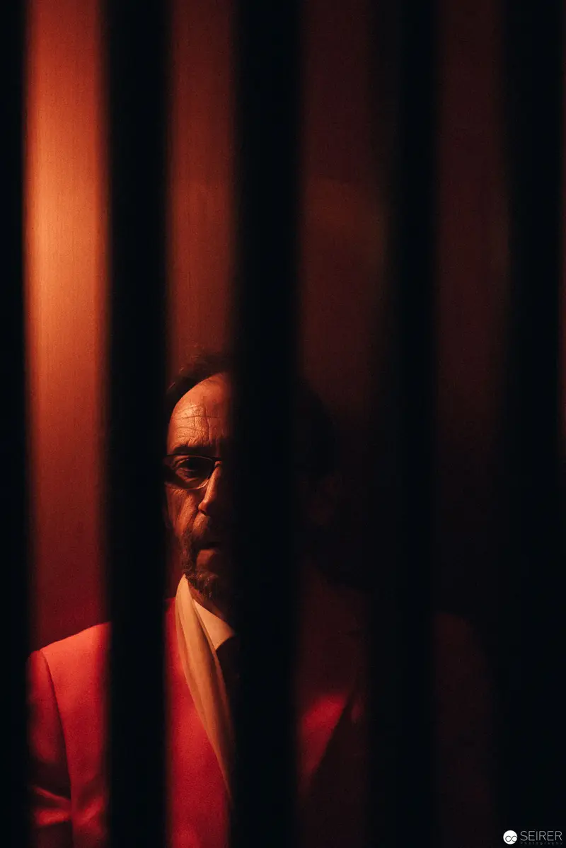 Dramatic Portrait from Nesterval's "Dirty Faust" Performance in Vienna