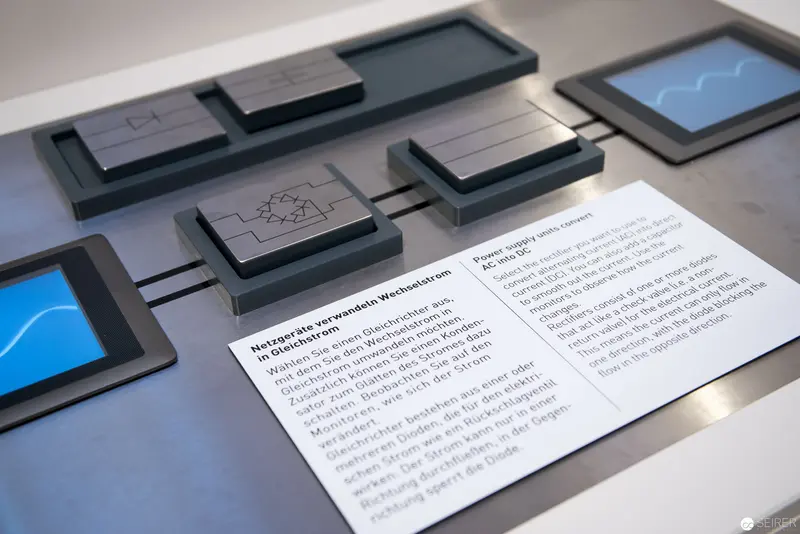 ON/OFF Exhibition Display at Vienna Technical Museum - Interactive Design Prototype