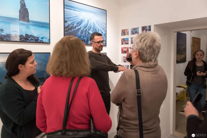 Wolf Hoffmann Vernissage, Vienna Gallery, December 2017