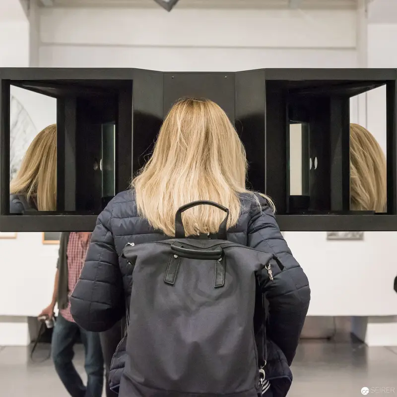 Schilling Exhibition at Westlicht: Mirrored Reflections of a Viewer's Back