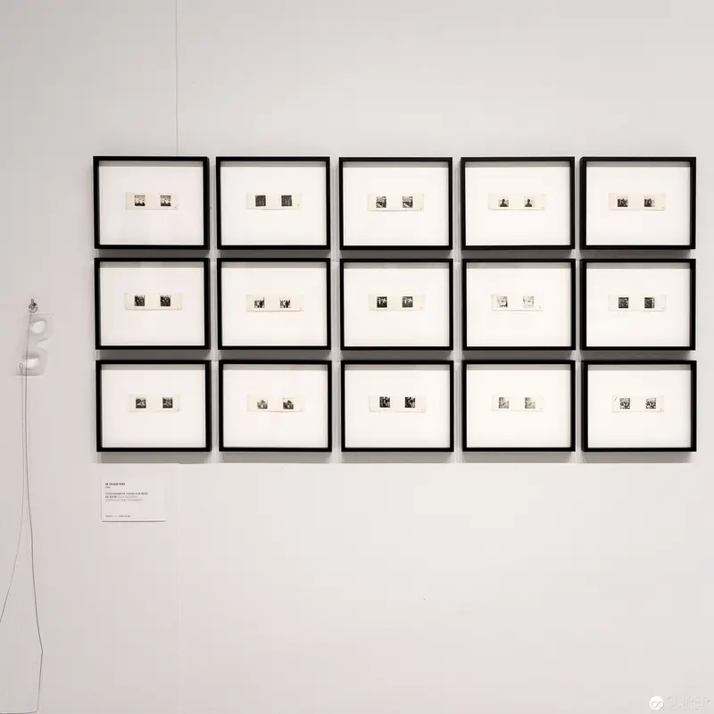 Alfons Schilling at Westlicht: Grid of Monochromatic Contact Prints, 2017
