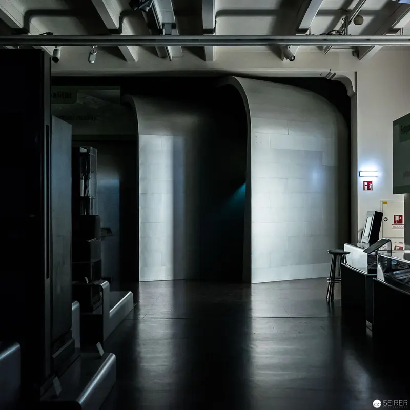 Monolithic Interior: Architectural Study of Curved Spatial Transition