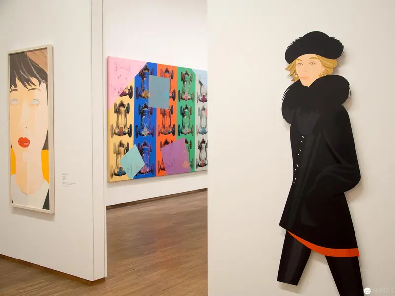 Look Exhibition at Albertina Vienna: Pop Art and Portrait Gallery Interior