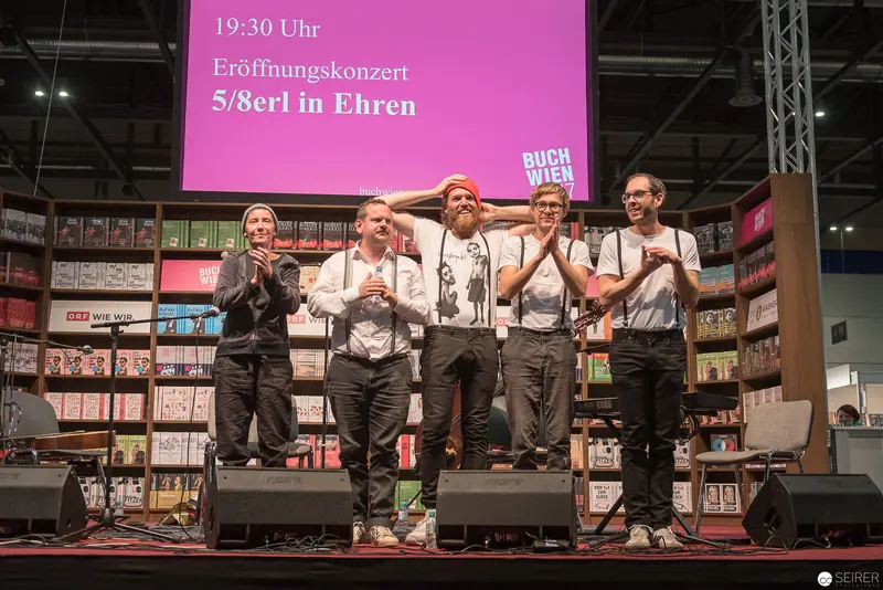 5/8erl in Ehren Opening Concert at Buch Wien Literary Festival