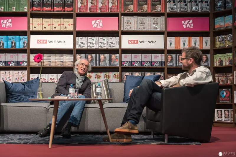 Two Speakers at Buch Wien 2017 Book Fair Conversation Event