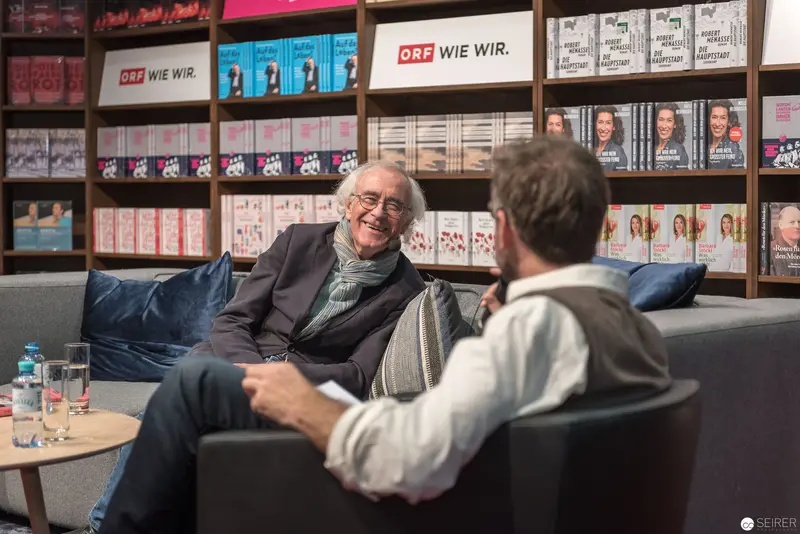 ORF Wie Wir Book Fair Interview: Two Gentlemen in Contemplative Dialogue