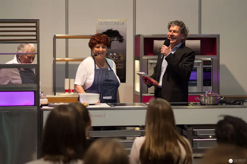 Culinary Demonstration at Buch Wien 2017 Book Fair Cooking Stage