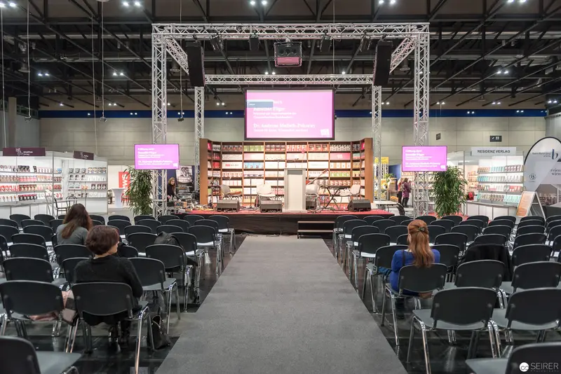 Buch Wien 2017 Conference Hall Before Opening, International Book Fair Venue