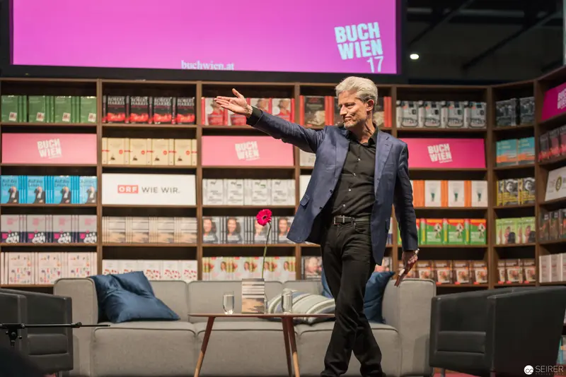 Distinguished Speaker at Buch Wien 2017 Literary Festival Opening Gesture