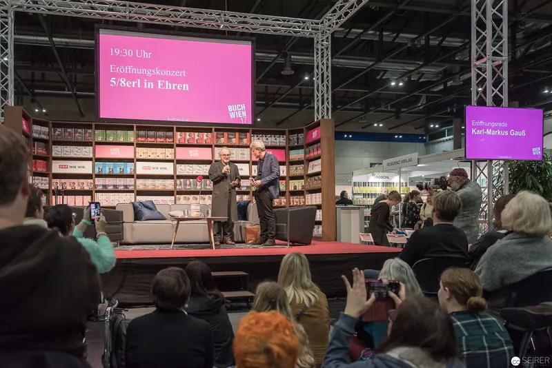 Opening Ceremony of Buch Wien 2017 Literary Event at Book Fair Stage