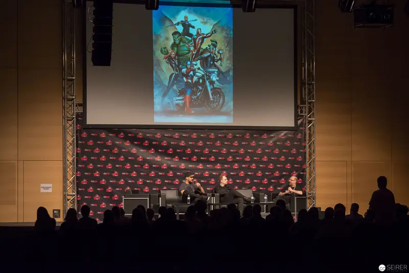 Comic Book Artwork Presentation Panel at Industry Conference
