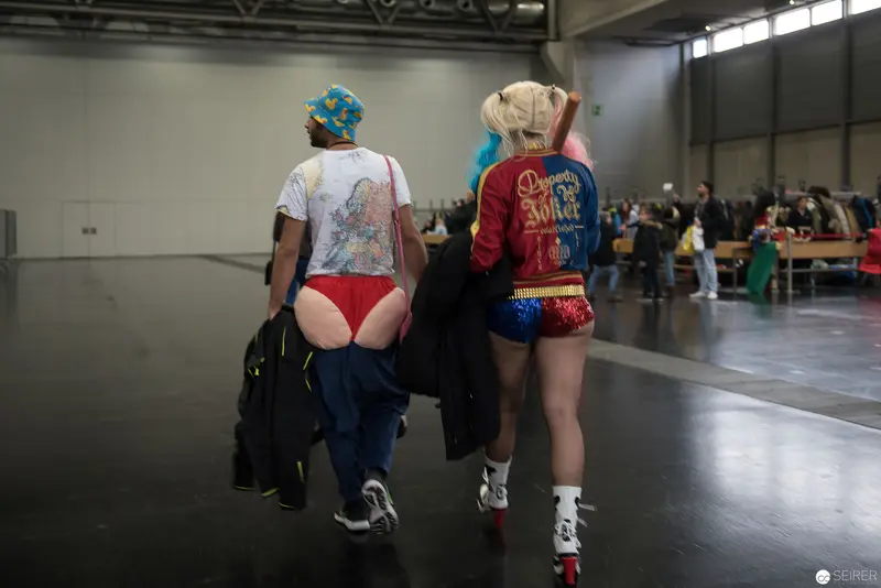 Cosplay Convention Attendees in Unconventional Costume Parade