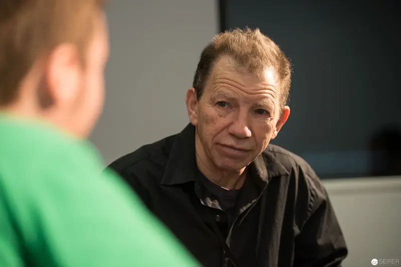 Max Grodenchik in Contemplative Portrait During Vienna ComicCon 2017 Interview