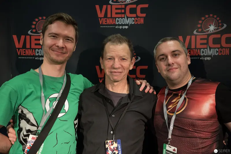 Max Grodenchik and Chase Masterson at Vienna ComicCon 2017 Fan Photo