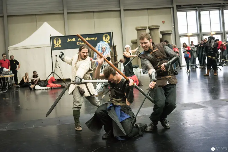 Jedi Academy Choreographed Combat Demonstration at Historical Fencing Event