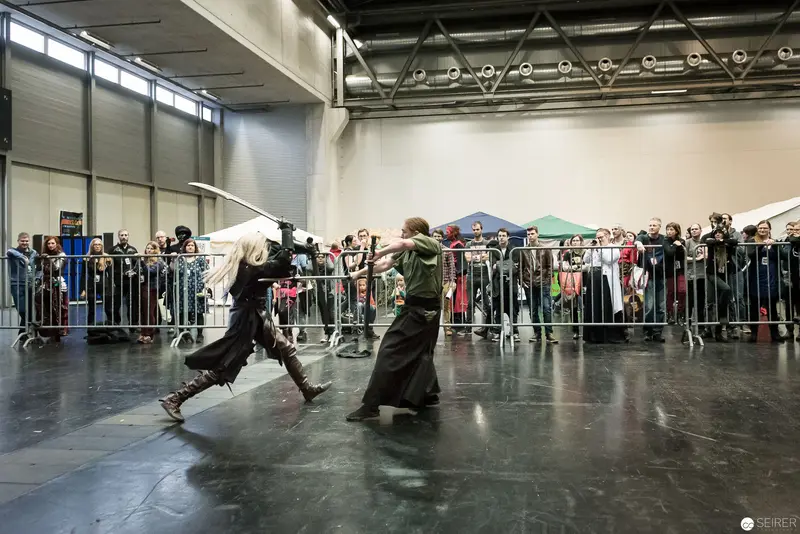 Klingenspiel Historic Fencing Performance at Vienna Event, Dynamic Combat Demonstration
