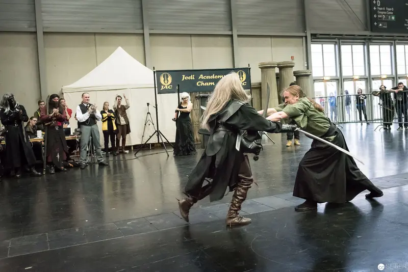 Jedi Academy Chicago: Historic Fencing Demonstration in Dramatic Sword Encounter