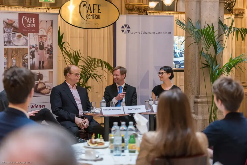 Cafe Central Panel Discussion with Young Boltzmann Gesellschaft Representatives