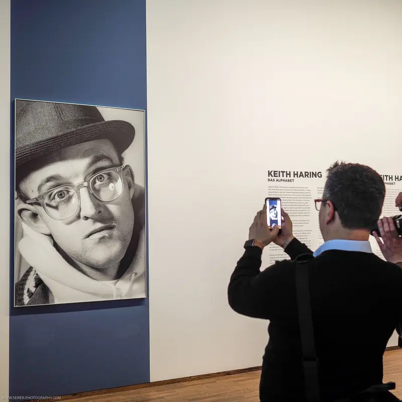 Keith Haring Exhibition, Albertina Museum, Vienna, March 2018