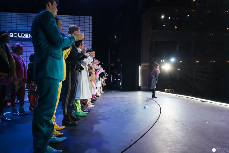 Ensemble Staging for "Besuch der alten Dame" at Theater an der Wien
