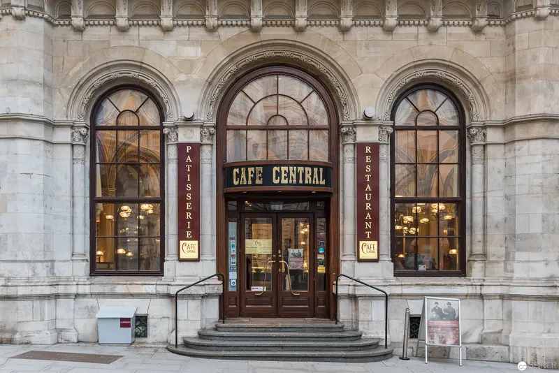 Cafe Central Interior, Vienna, April 2018