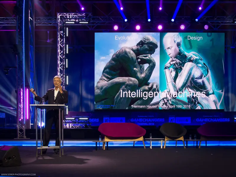 Hermann Hauser's 4GameChangers Festival Presentation on Intelligent Machine Evolution