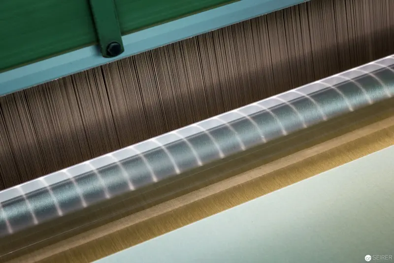 Close-up of Industrial Printing Cylinder with Textured Surface Gradations