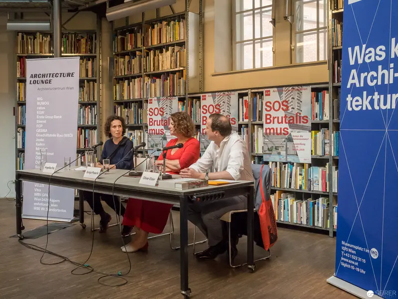 SOS Brutalism Press Conference, Az W Wien, May 2018