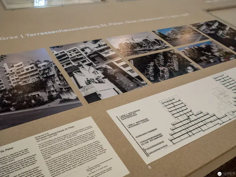 Graz Architectural Display: Terrassenhaus Urban Design Documentation