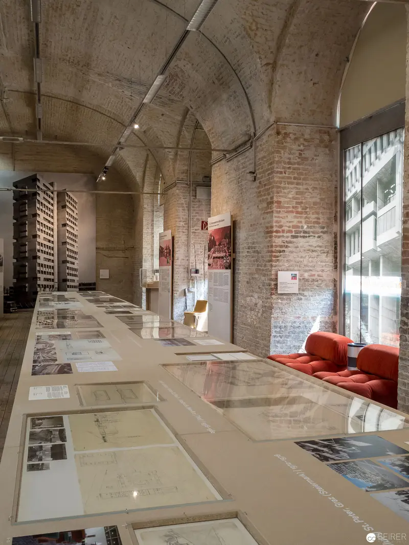 Contemporary Art Exhibition in Restored Brick Vaulted Historic Interior Space