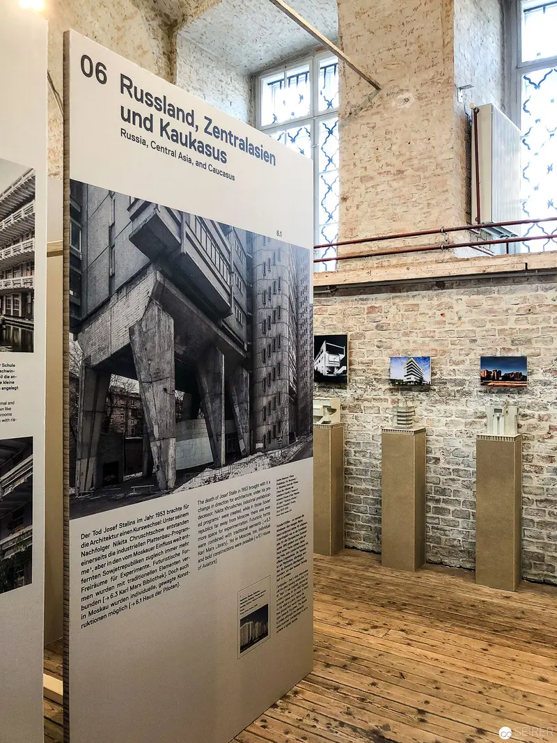 Exhibition Display on Russia, Zones, and Caucasus at Historical Venue