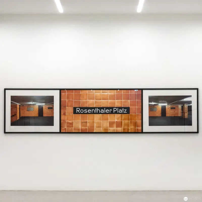 Berlin Underground: Rosenhaler Platz Metro Station in Architectural Photographic Triptych