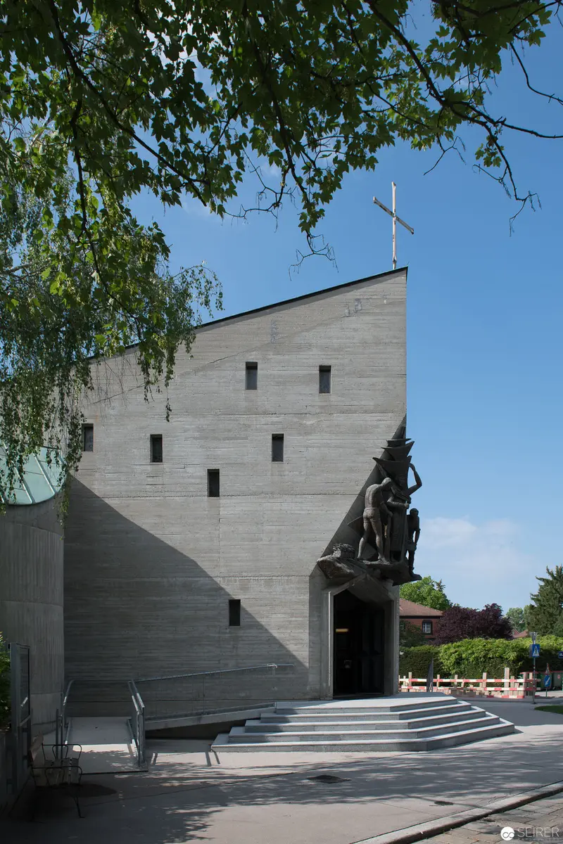 Modernist Church Architecture at Pfarre zum guten Hirten, Vienna