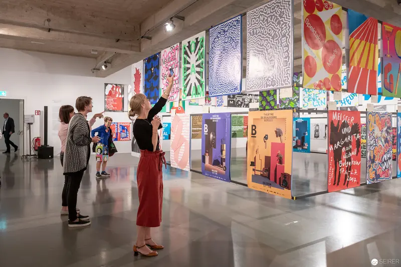 100 Beste Plakate 17 Exhibition View at MAK Vienna: Graphic Design Exploration
