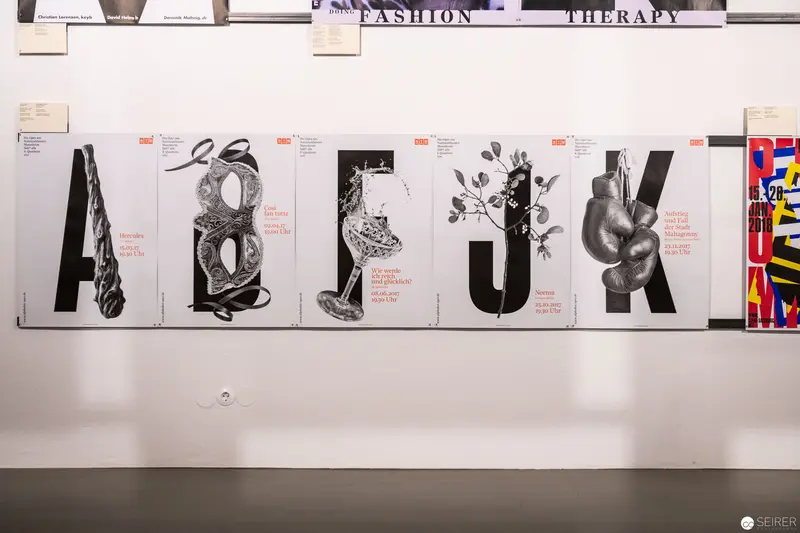 Fashion Therapy Exhibition: Typographic Poster Series Exploring Alphabetic Design