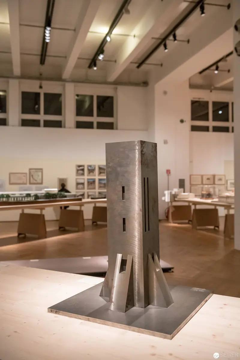 Architectural Model Sculpture in 'Post Otto Wagner' Exhibition at MAK Museum