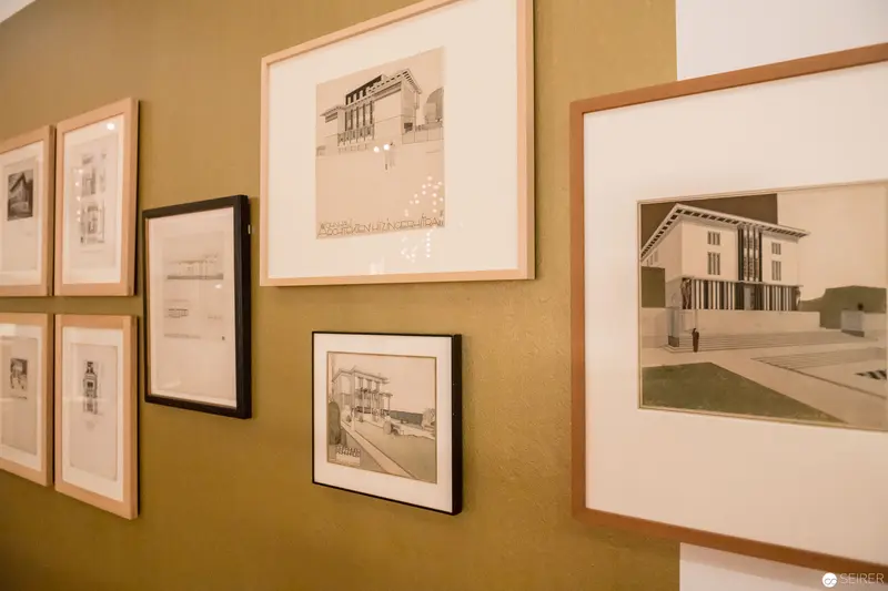 MAK Exhibition 'Post Otto Wagner': Architectural Drawings Displaying Modernist Design Perspectives
