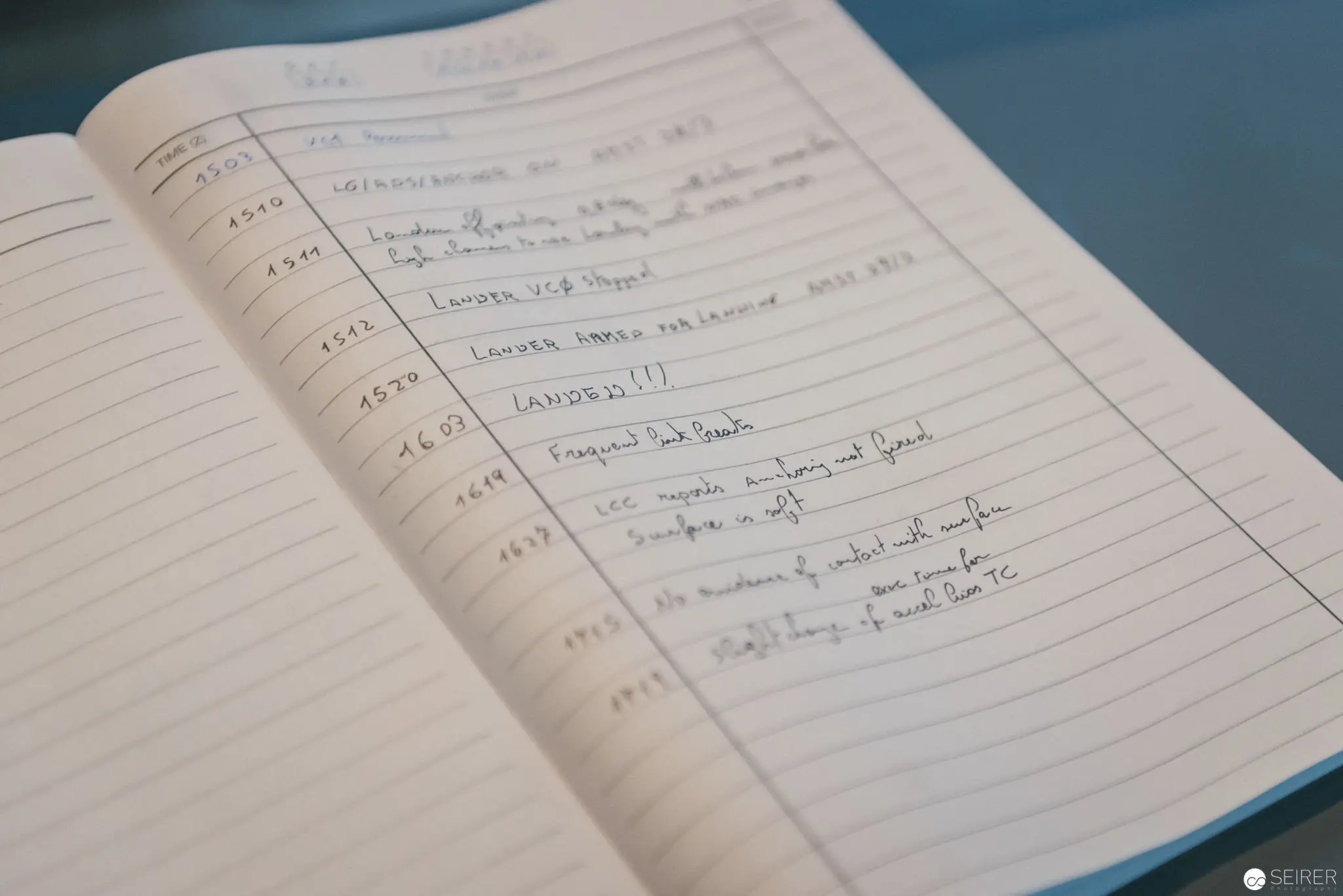 Handwritten Ledger Page with Precise Numerical Entries and Marginal Notes