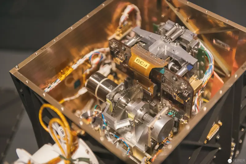 Intricate Technical Component from Asteroid Day Exhibition at Natural History Museum Vienna