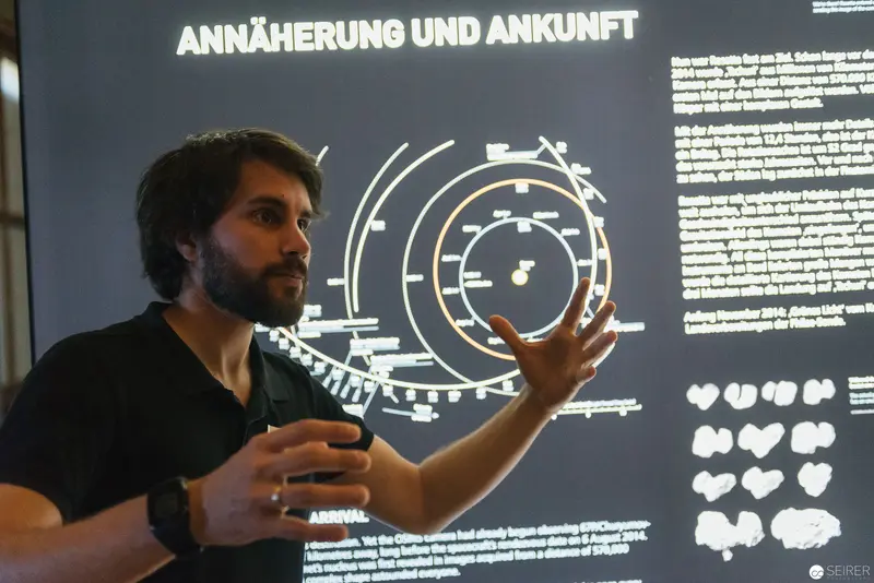 Asteroid Day Exhibition: Visualizing Celestial Trajectories at Vienna Natural History Museum